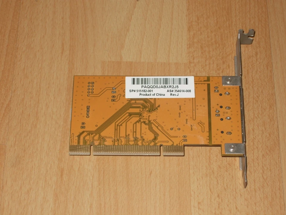 HP - Firewire - PC-Karte / Adapter - 2-Port/IEEE 1394a/400 MBit - SP# 515182-001 - Bild 4 von 4