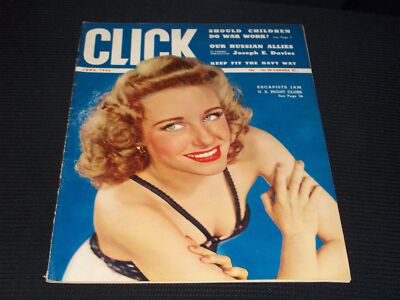 1943 JUNE CLICK MAGAZINE - LUCILLE NORMAN FRONT COVER - E 20055