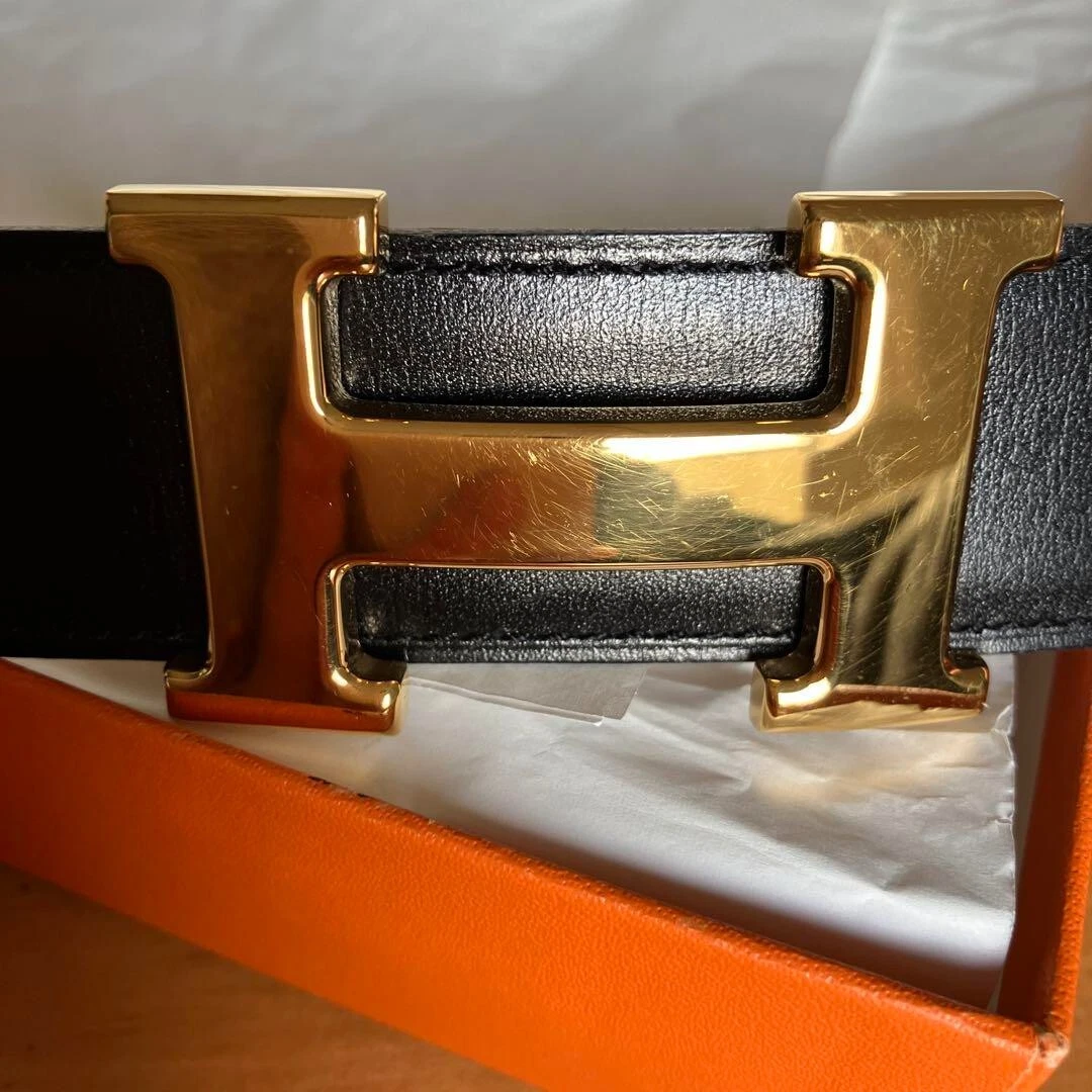 Hermes H buckle / reversible belt Men's Size 83x3cm Good