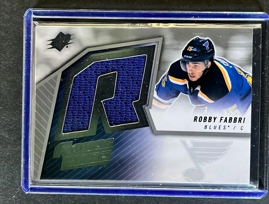 7 Rookie Card Lot Robby Fabbri 2015-16 SPx '05-06 Retro Rookie Jerseys #SPXR-RB - Image 2 of 4