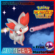 ✨Shiny Fennekin 6IV✨ Pokemon Scarlet & Violet 🚀Fast🚀