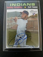 2020 Topps Heritage Bobby Bradley Rookie Real One Autograph #ROA-BBR