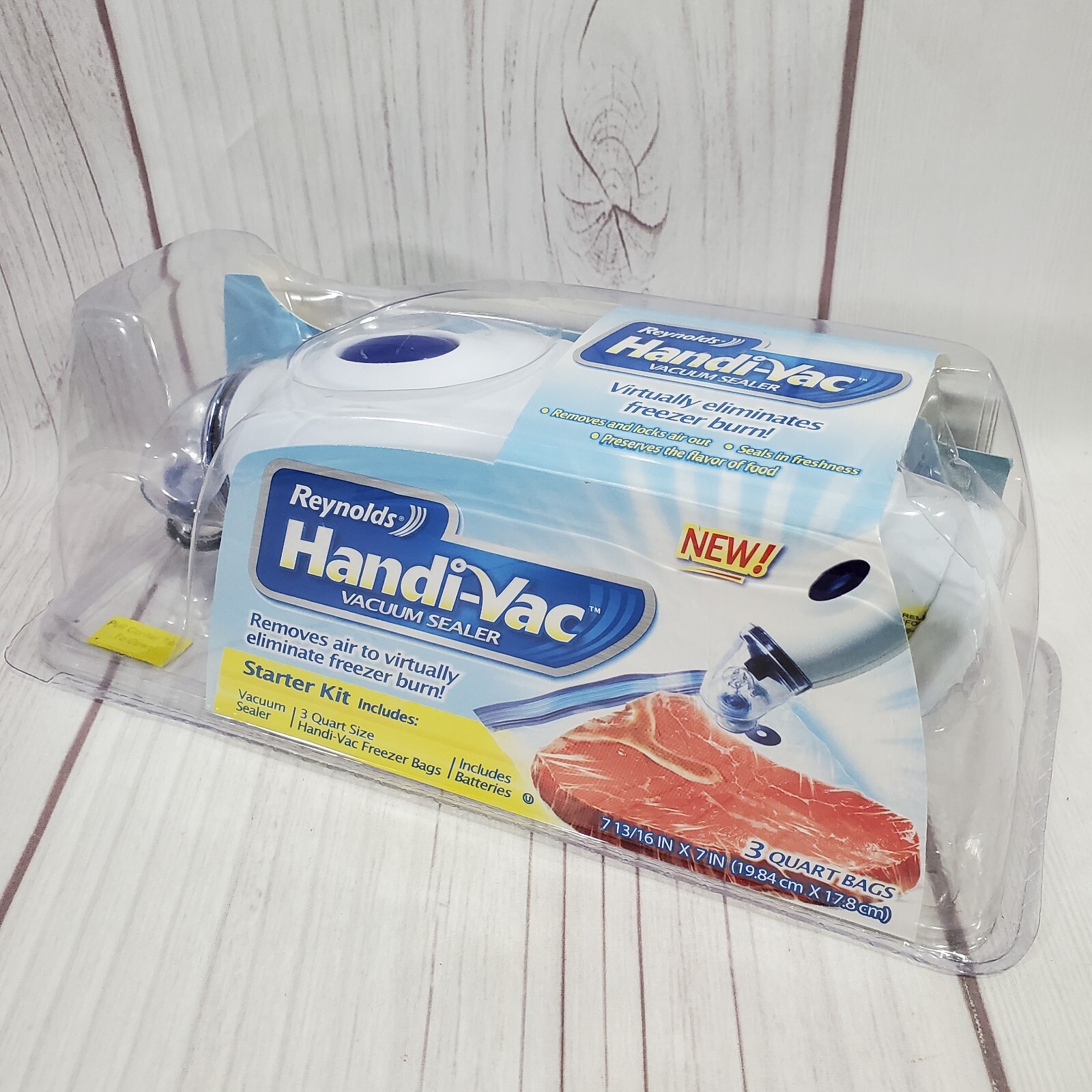 HandiVac Vacuum Sealer Reynolds Starter Kit Fresh Food Saver Freezer