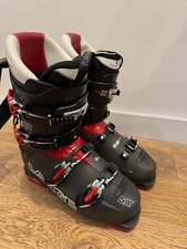 Lange SX80 Black Red Downhill Ski Boots Men's Size 27.5 - Worn 5 Times