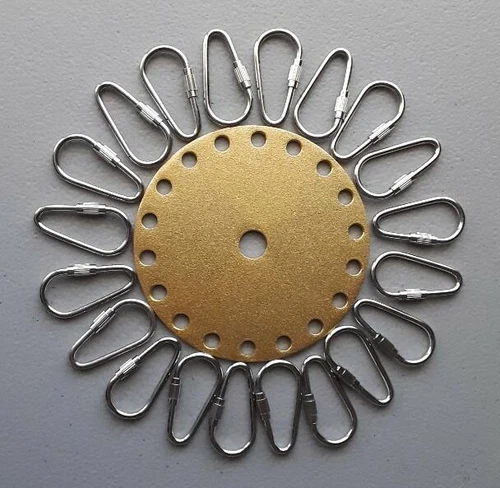 US FLAG Streamer Holder Military Campaign Battle Streamer Flag Pole 18 Position