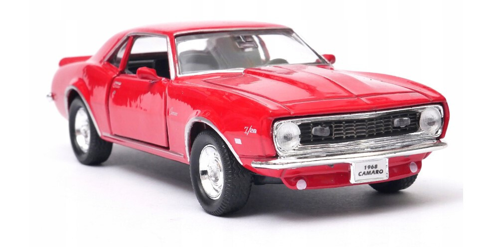 Welly 1968 Chevrolet Camaro Z28 Red 1:34 1:39 Scales 4.5