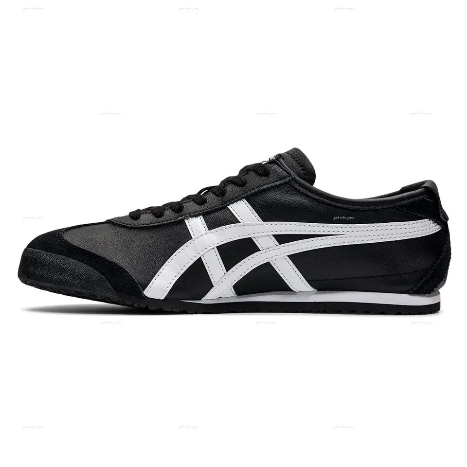 Authentic Onitsuka Tiger MEXICO 66 1183C102 001 BLACK WHITE M4.5