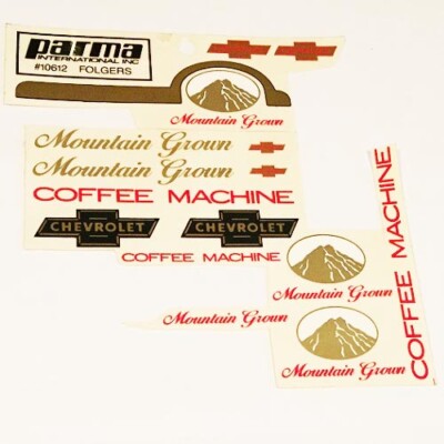Aufkleber Coca Cola Pepsi Marlboro Shell Mountain Grown Miller Chevrolet