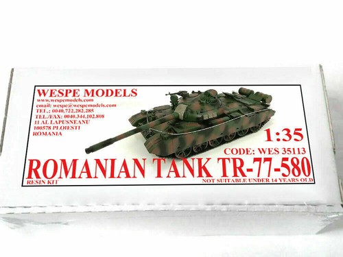 WESPE 1:35 ROMANIAN TANK TR-77-580 resin model KIT handmade, cleaned 35113K