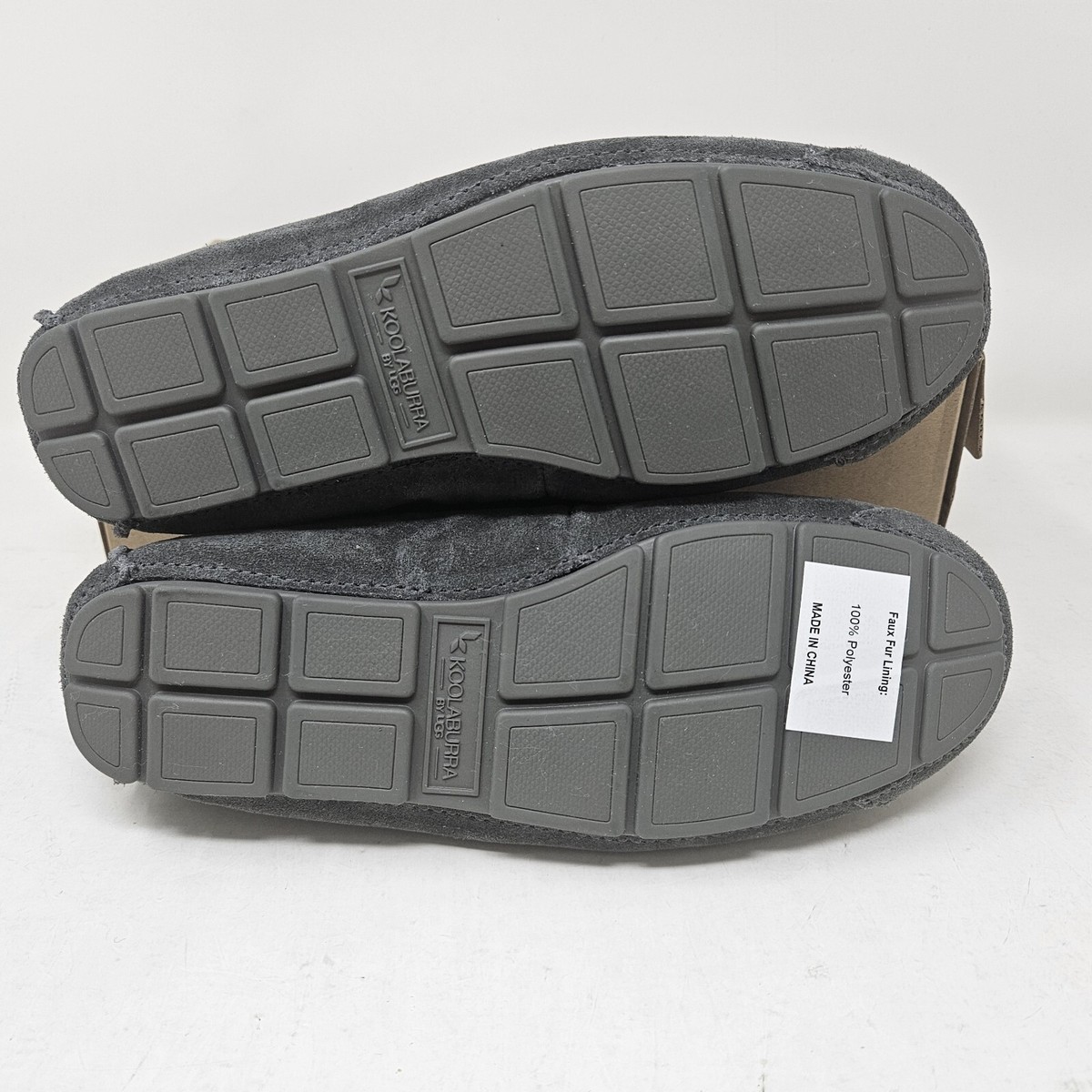 Koolaburra By UGG Tipton Slippers Mens US 8 Gray Sheepskin Lined Slip On 1105893 UGG KOOLABURRA TIPTON grey suede slippers | Mercari main image 4