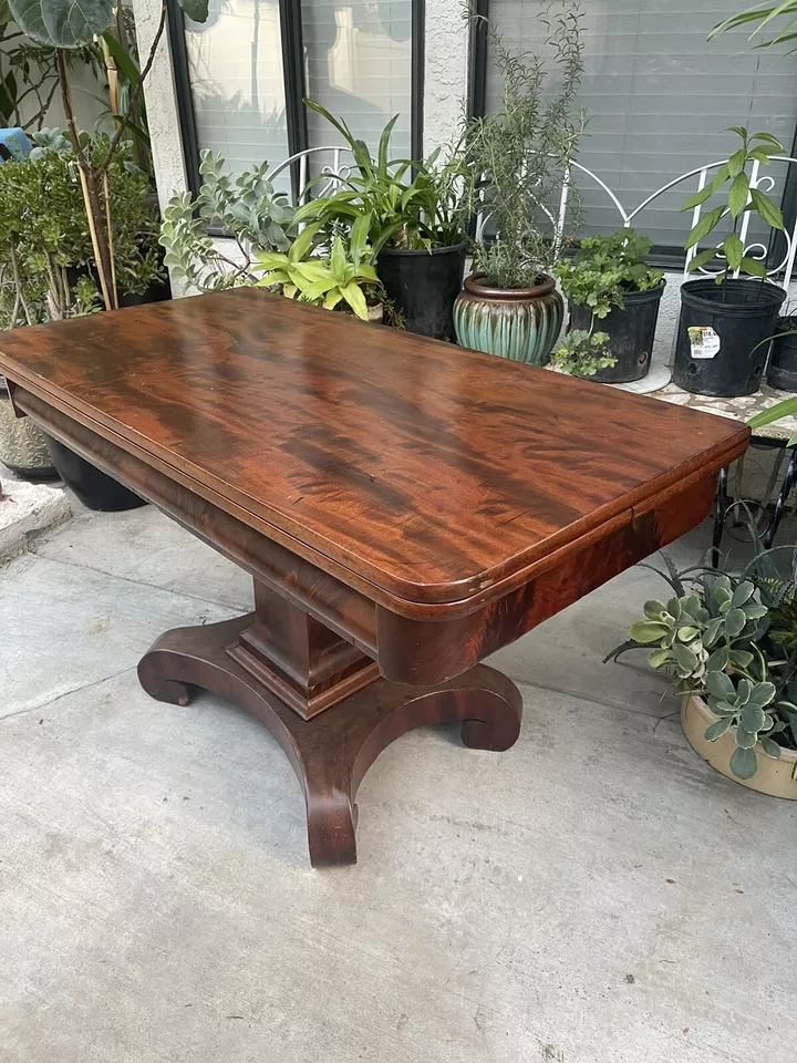 Antique Empire Mahogany Game / Card Table c1800-1850s - Image 3 of 4