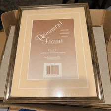 6-Pack Intercraft 8.5” x 11” Document Frames – New in Box – Vertical/Horizontal