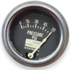 1960s Rochester Sta Rite 0-60 PSI DIAPHRAGM ASSEMBLY Gauge Patent 2762394 VNTG