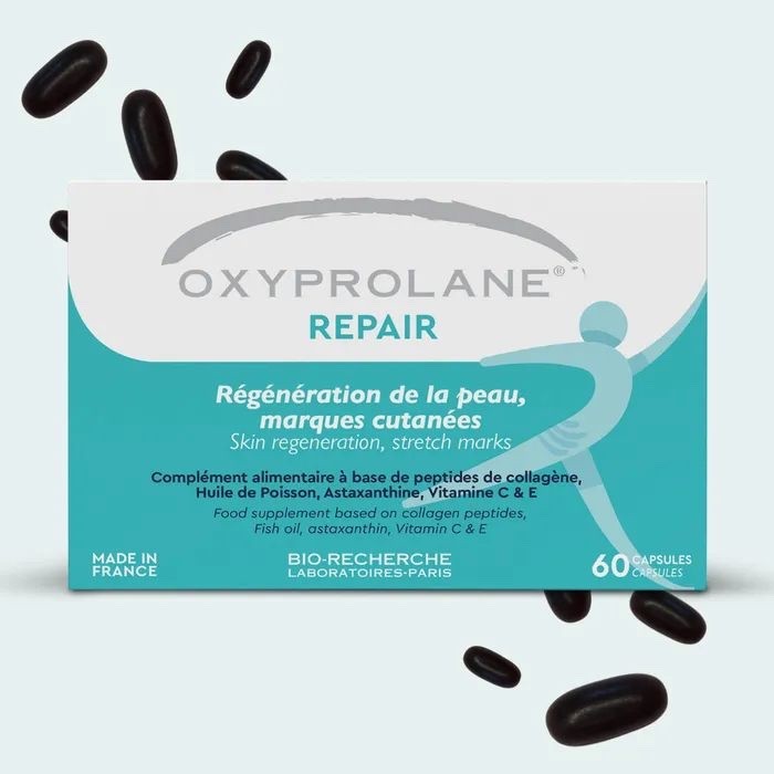 Oxyprolane Repair pour régénération de la peau après grossesse et vergetures
