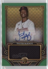 2022 Triple Threads Single Jumbo Relics Emerald 4/50 Triston McKenzie Auto 0y0n