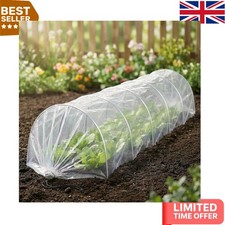 Easy-Setup Garden Polytunnel Cover - Frost Protection for Allotments & Patios
