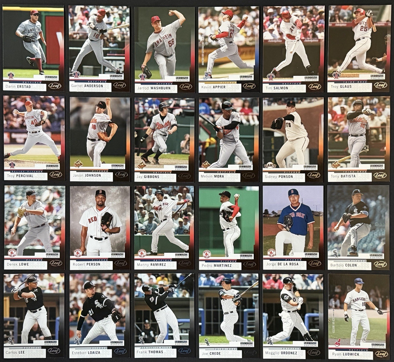 2004 Leaf - Second Edition - #1-149 - Baseball Cards - Complete Your Set - Pick