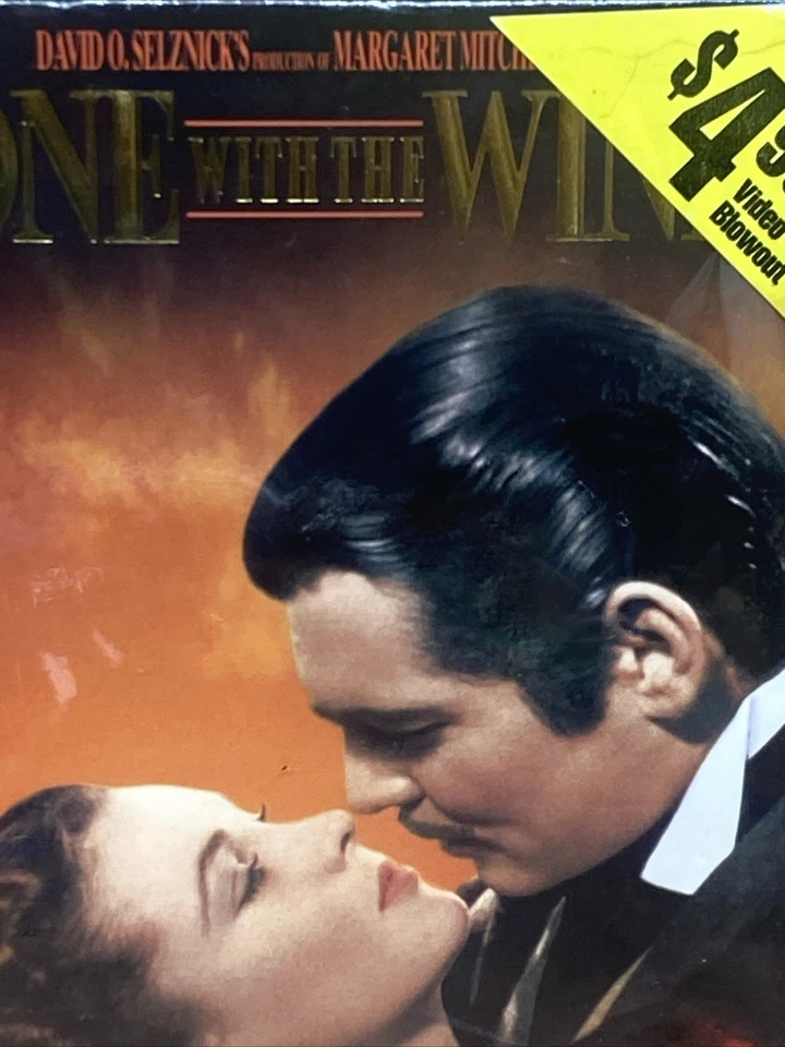 Gone With the Wind VHS 2 Tape Box Set SEALED From 1998 Classic Rare - Image 3 of 4