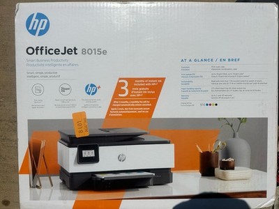 HP OfficeJet 8015e All-in-One Printer  w/ HP+ Instant ink **BRAND NEW**