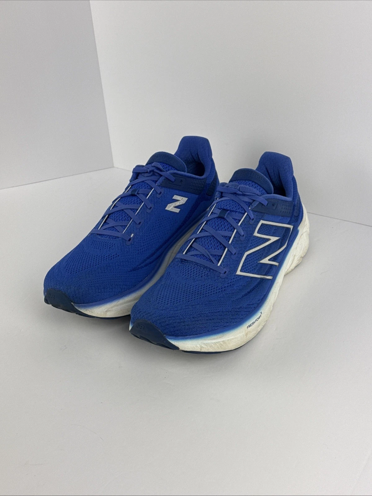New Balance Uomo Fresh Foam X 1080 V13 Blu Bianco M1080 Uomo 14