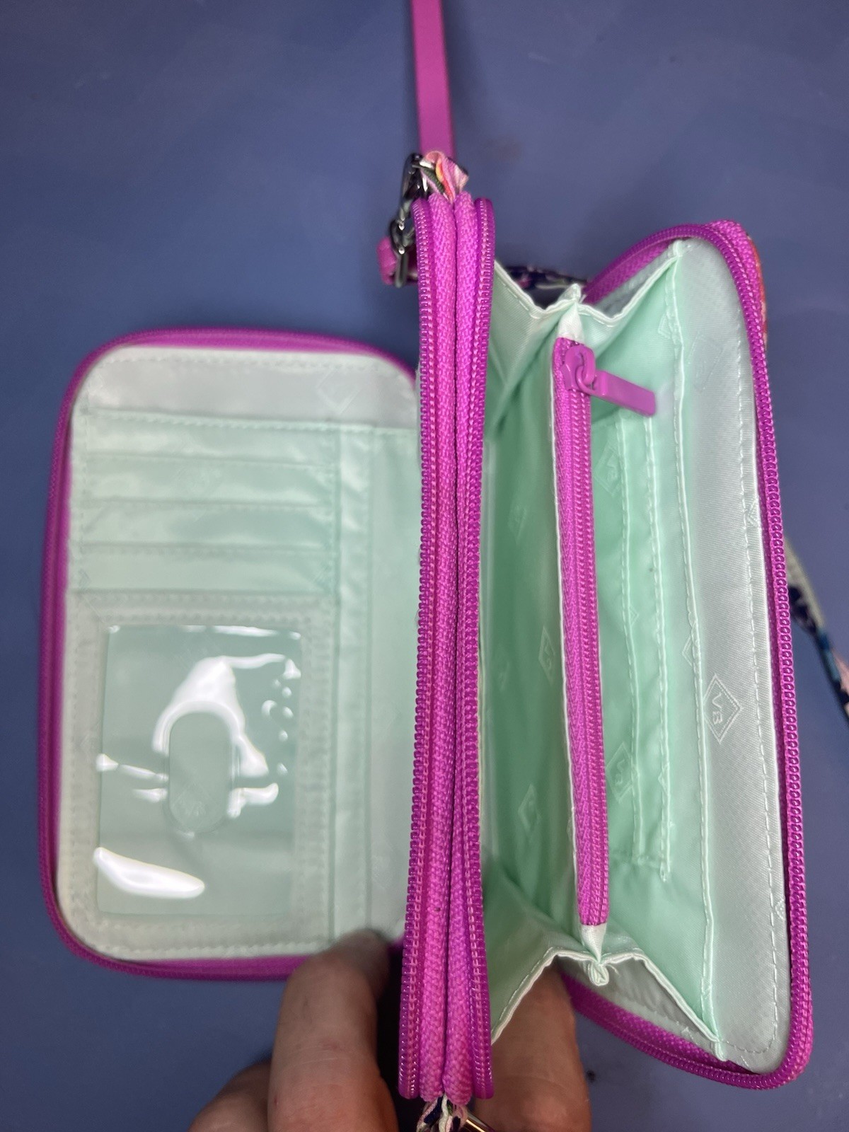 Vera Bradley Iconic RFID All-In-One Crossbody--Wildflower Paisley-