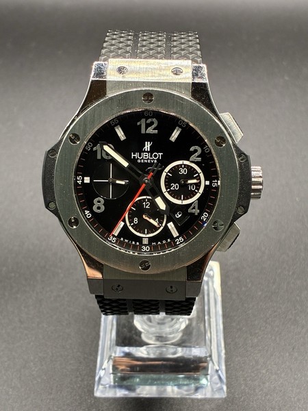 HUBLOT BIG BANG 44mm blackDial Stainless Steel/rubber