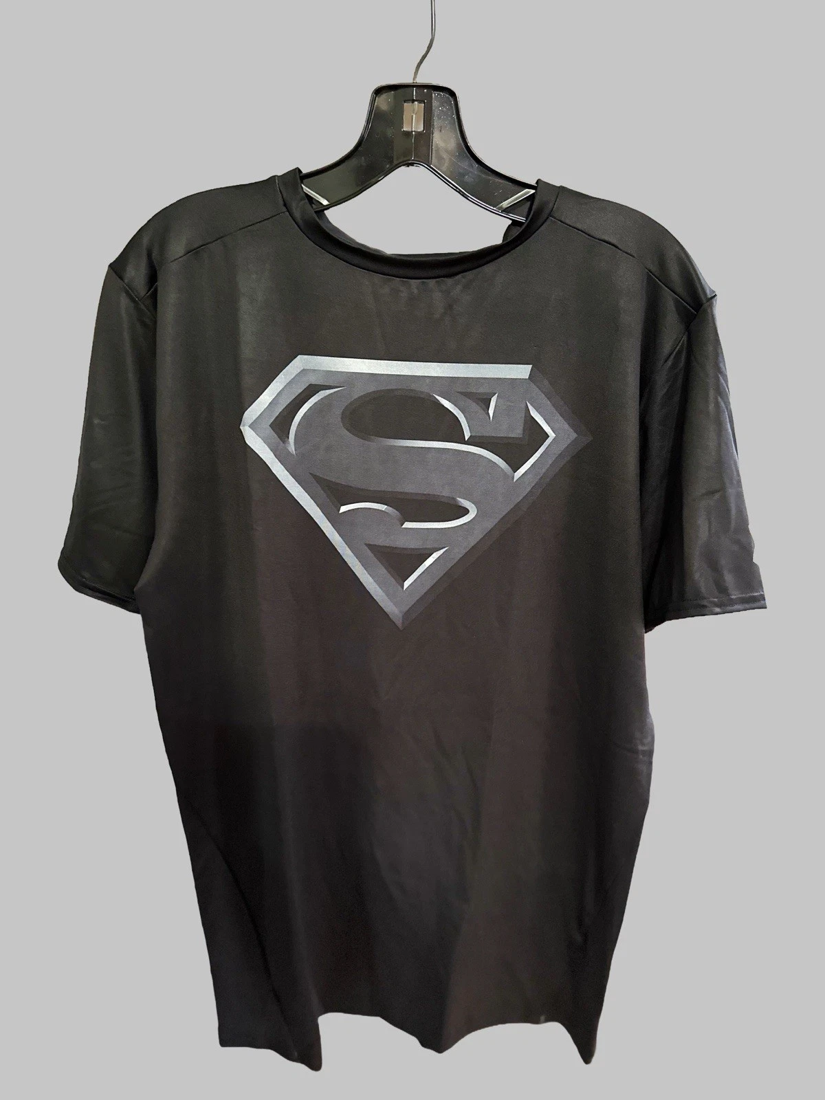 Under Armour Superman Alter Ego Black HeatGear Compression 2X Men’s Shirt NWT