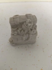 Vintage Mr. Sandman Real Sand Treasure Chest Sculpture 2" Canada Marked Detailed