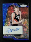 2024-25 Panini Prizm DONOVAN CLINGAN 49/49 RC Auto Choice Blue Prizm #RSI-DCB
