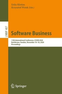 Software Business: 11th International Conference, ICSOB 2020, Karlskrona, Sweden