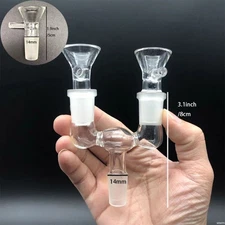 3Pcs/Set Smoking Water Pipe 14mm Double Female Join Converter + Male slide.