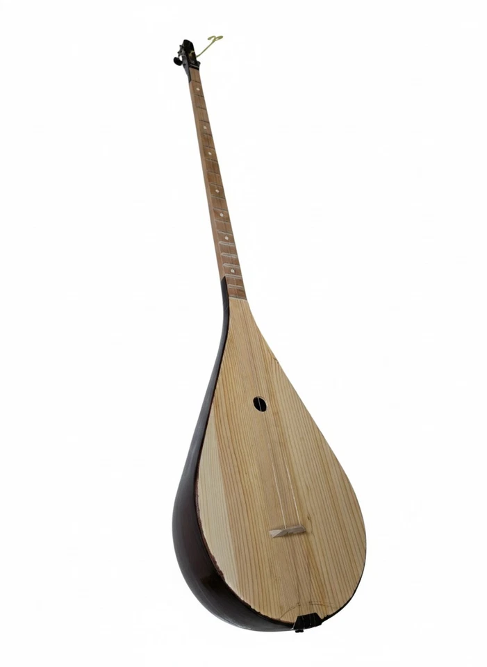 Strumento popolare tradizionale Dutar Dotar qualità uzbeka legno di gelso 19 tasti - Immagine 2 di 3