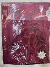 4 Pcs Red Smooth Satin Silk Sheet Set 15  Deep Pocket Bed Sheet