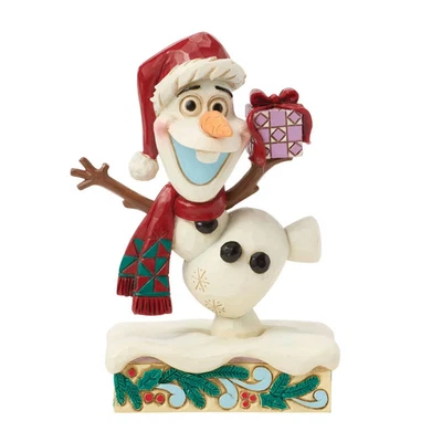 Jim Shore Disney OLAF PERSONALITY POSE FIGURINE-FESTIVE FROST 6016888 NEW 2025