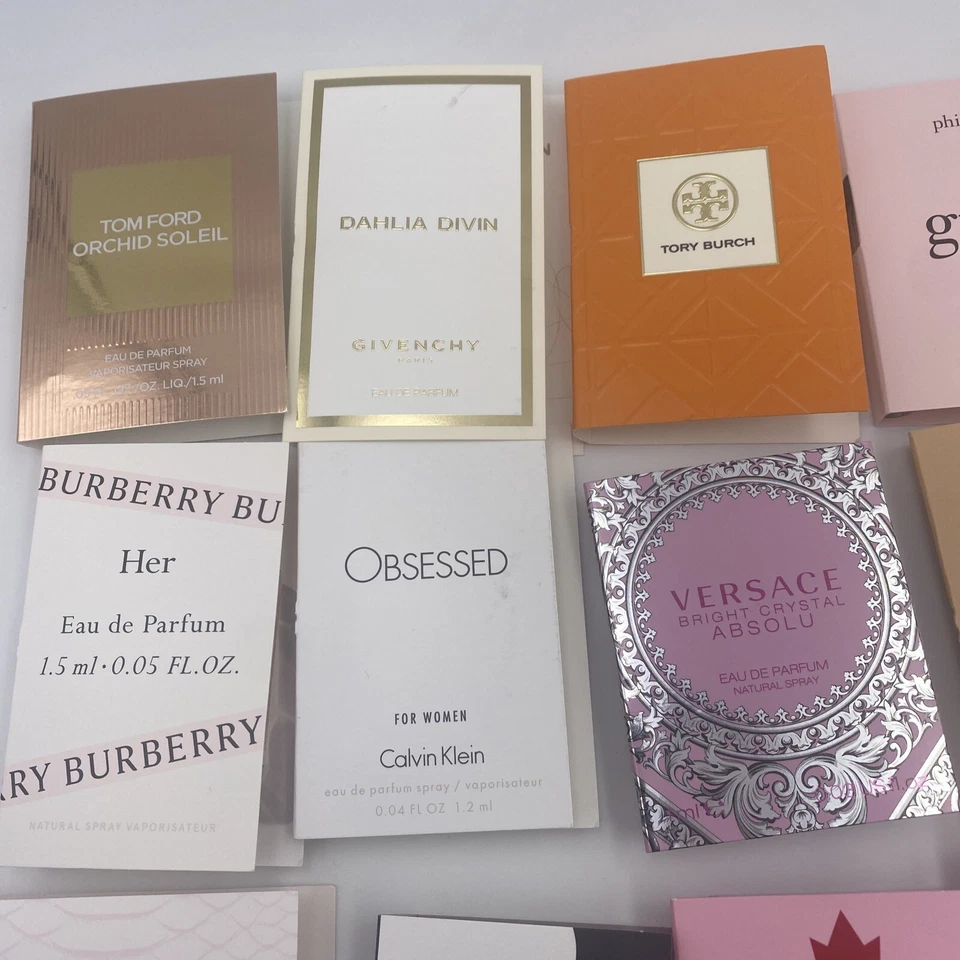 25 Pc ~ Women’s Parfum Samples Tom Ford - Burberry - Jimmy Choo ...Brand New - Image 2 of 4