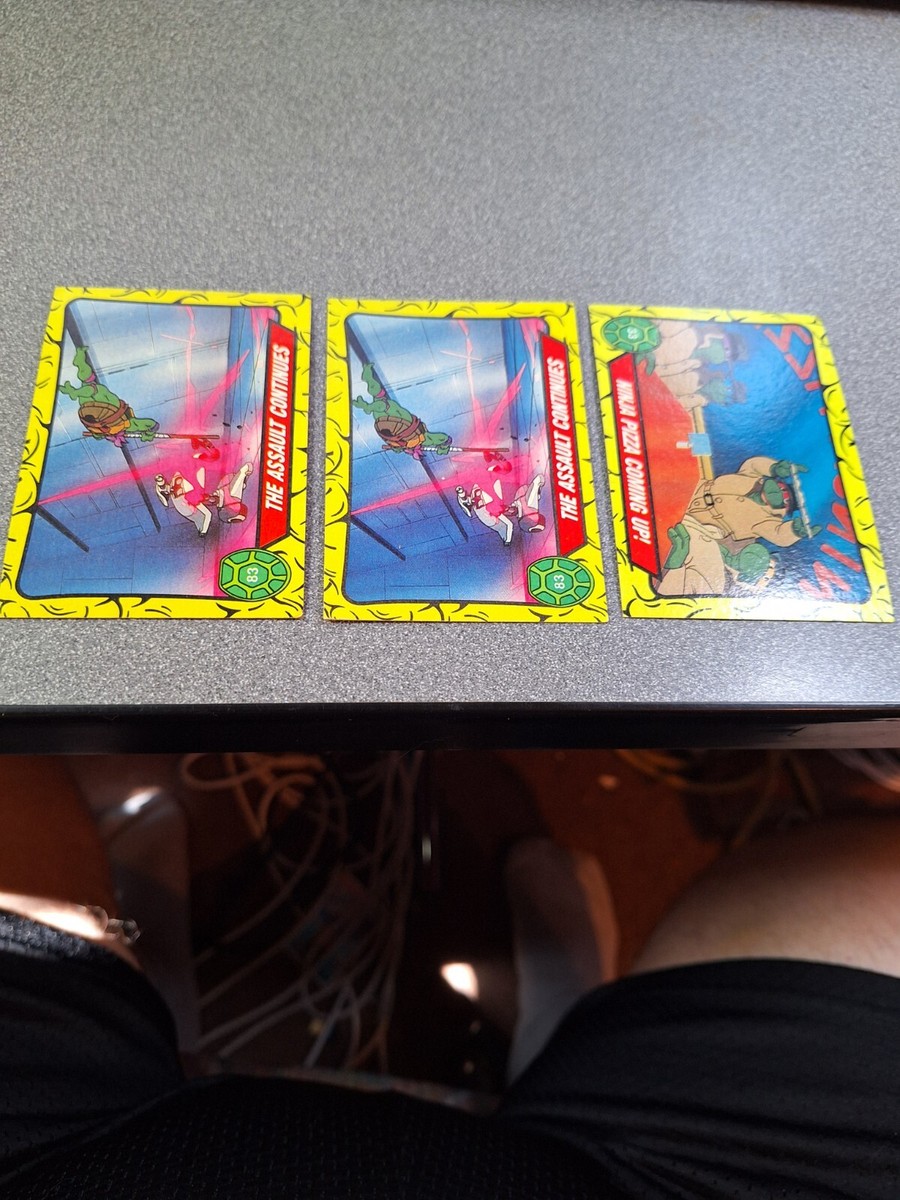 1989 Teenage Mutant Ninja Turtles Trading Card 33, 83x2 Excellent