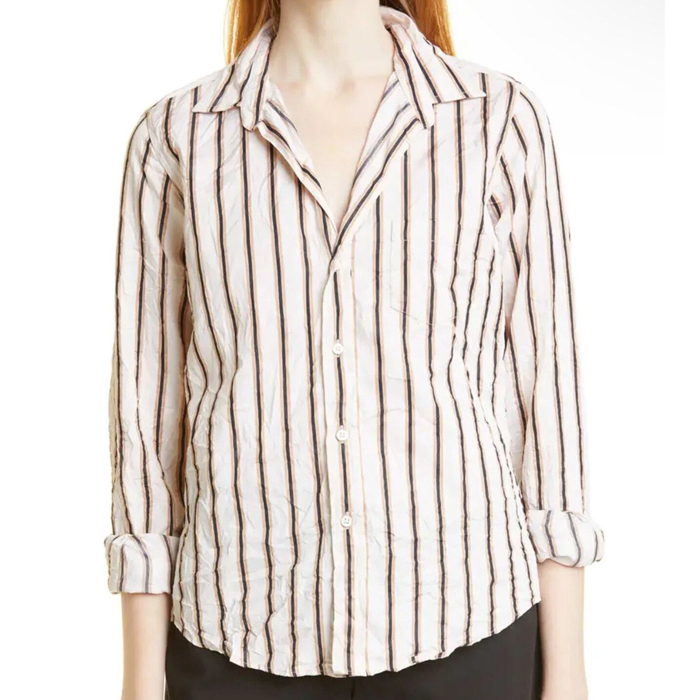 Frank & Eileen Barry button collared shirt blouse… - image 1