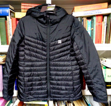 Duluth Trading Women Akhg Alaskan Hard Gear Snowpack Down Hooded Jacket Black M