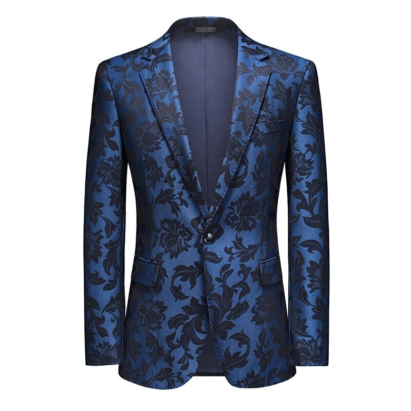Mens printed suit jackets clearance