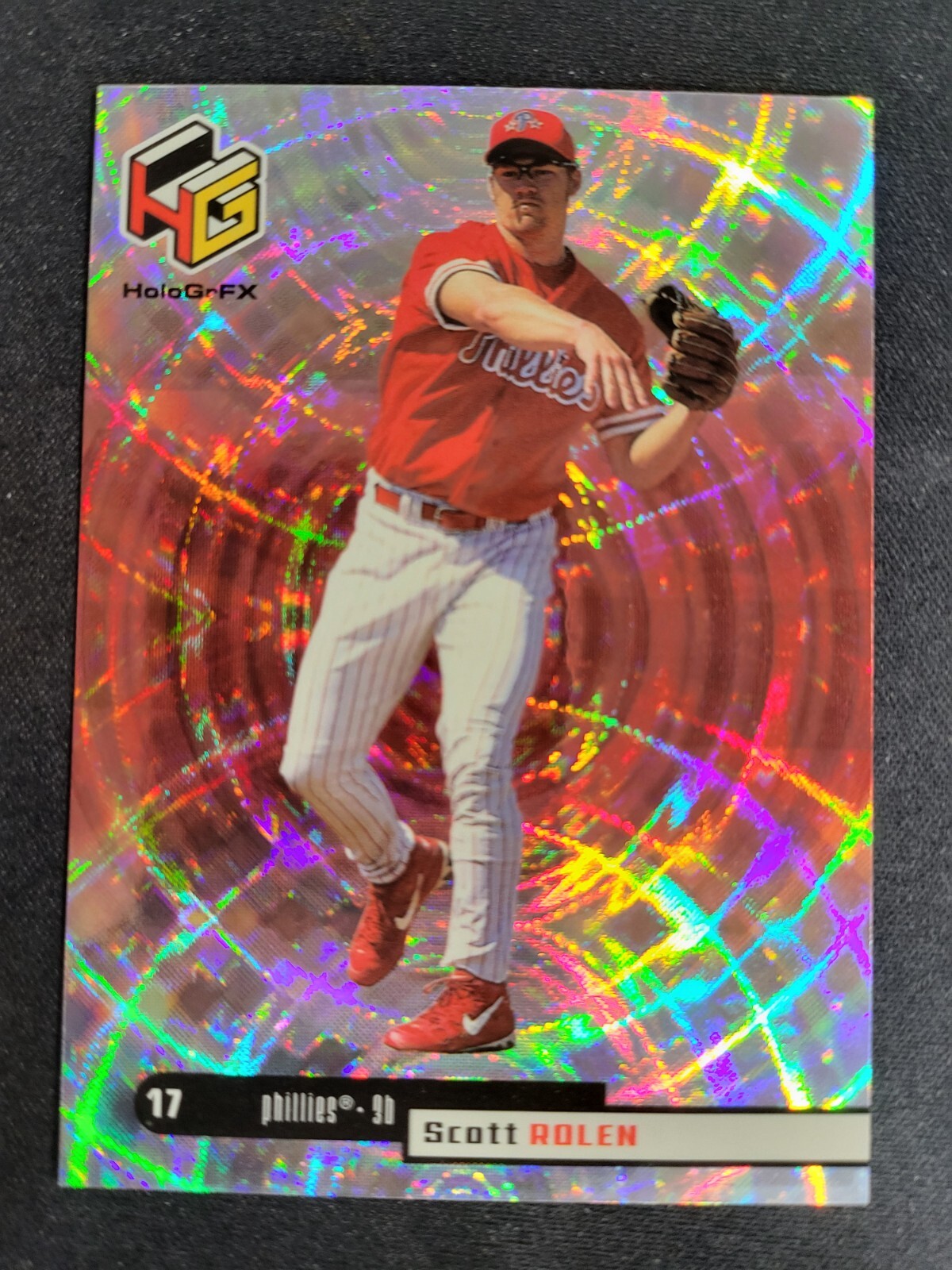 1999 UD Hologrfx Scott Rolen Card #44 Phillies