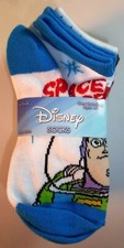6 PAIRS DISNEY BOYS GIRLS MONSTERS TOY STORY INCREDIBLES SOCKS SIZE 7-8.5 L180