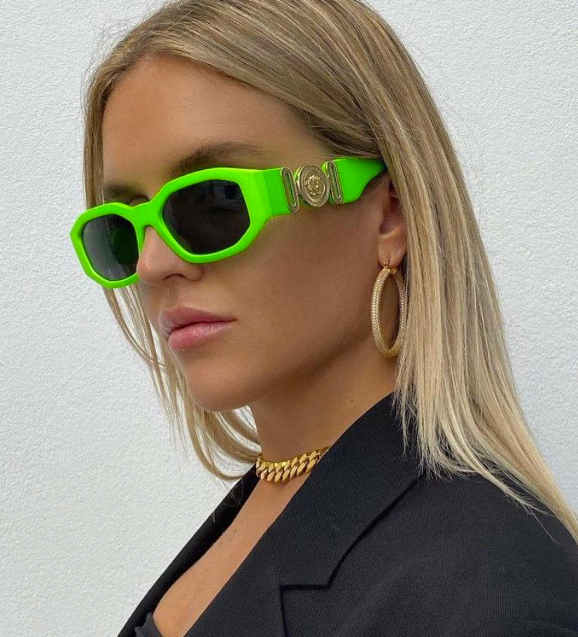NEW Versace 0VE4361-531987 Green Flou Sunglasses 8056597094511 | eBay