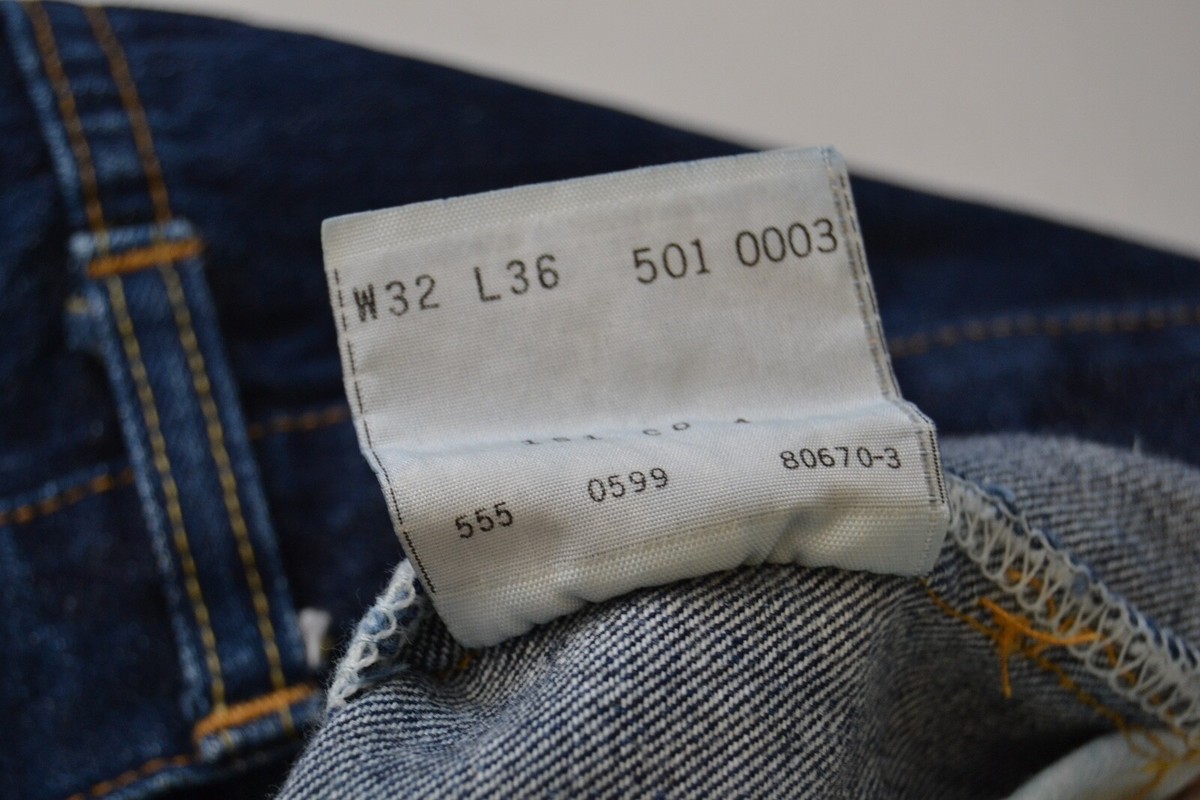 Levis LVC 1990's BIG E 1955 model 501 Made in USA Valencia