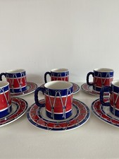 Mancioli Anni 60 Servizio Da The Decoro Tamburo