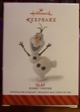 HALLMARK 2014 DISNEY FROZEN OLAF SNOWMAN NEW in BOX
