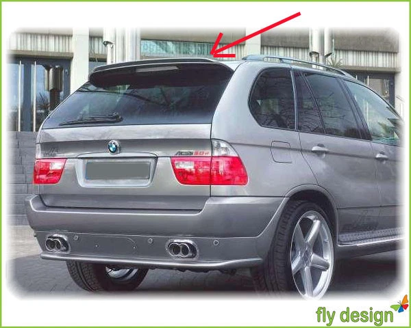 Dachspoiler passend für BMW E53 X5, Dach Auto Sport Bakspoiler Heckdiffusor - Bild 2 von 4