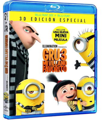 Gru 3: Mi Villano Favorito (2ªMano) Blu-ray 3D+Blu-ray Región A-B-C ''L-30-4BD''