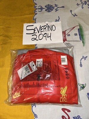 Nike Mens Liverpool I96 Raglan Anthem Full Zip Soccer Jacket Jersey Large  Klopp