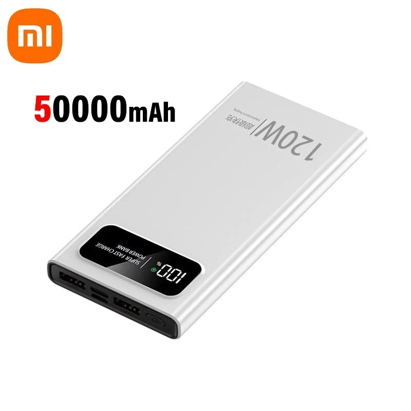 Xiaomi 120W 50000mAh High Capacity Power Bank Portable Battery Fast Charging - image 3 of 4