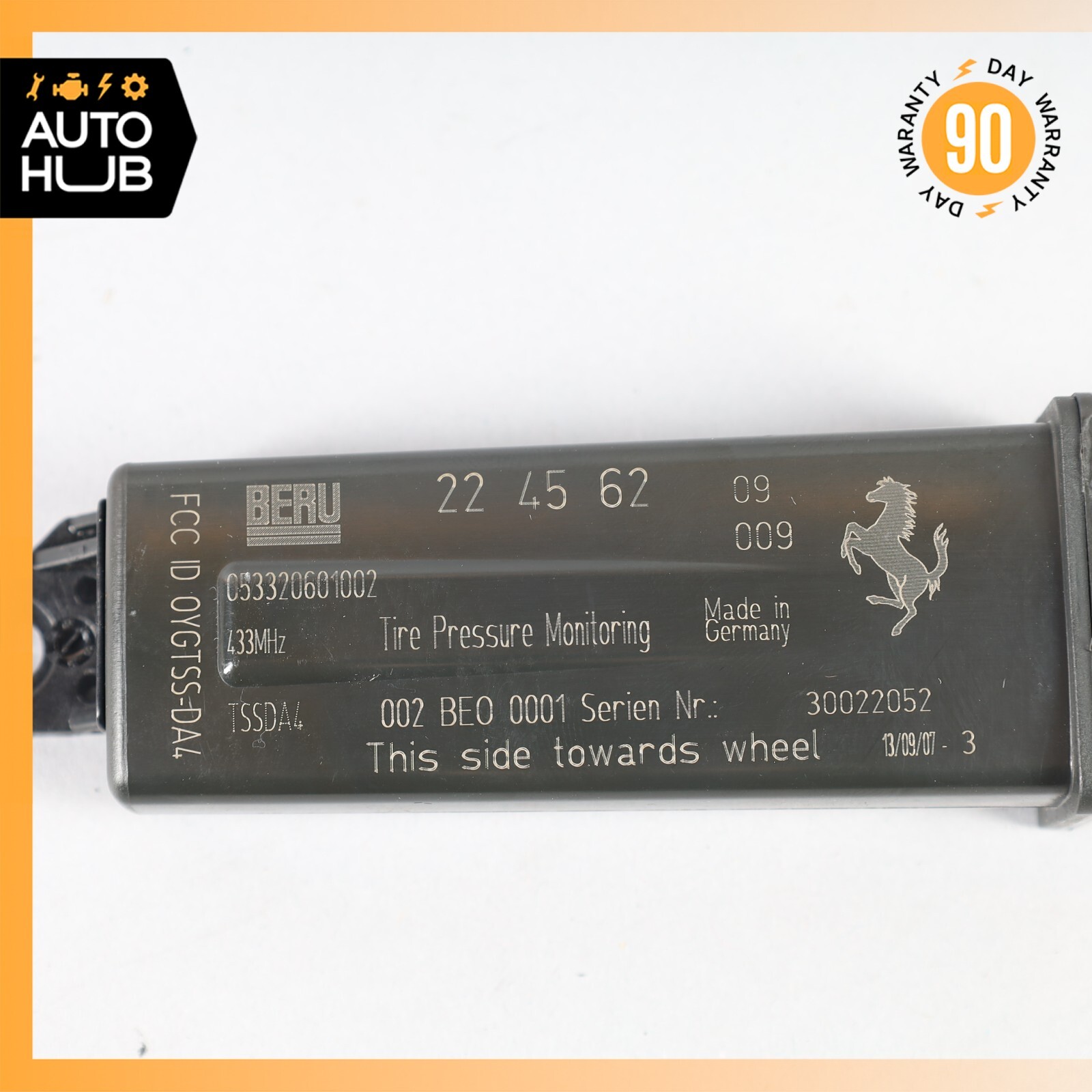 05-13 Maserati GranTurismo M145 Tire Pressure Monitor Sensor 224562 OEM 76k
